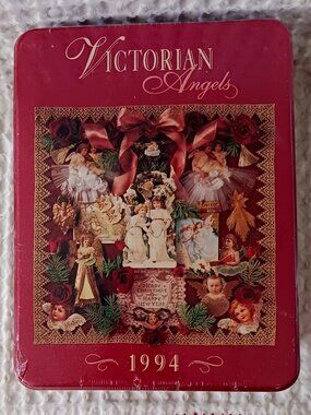 Hallmark VICTORIAN ANGELS Puzzle 500 Piece Gift Tin 1994 Vintage Gift Idea